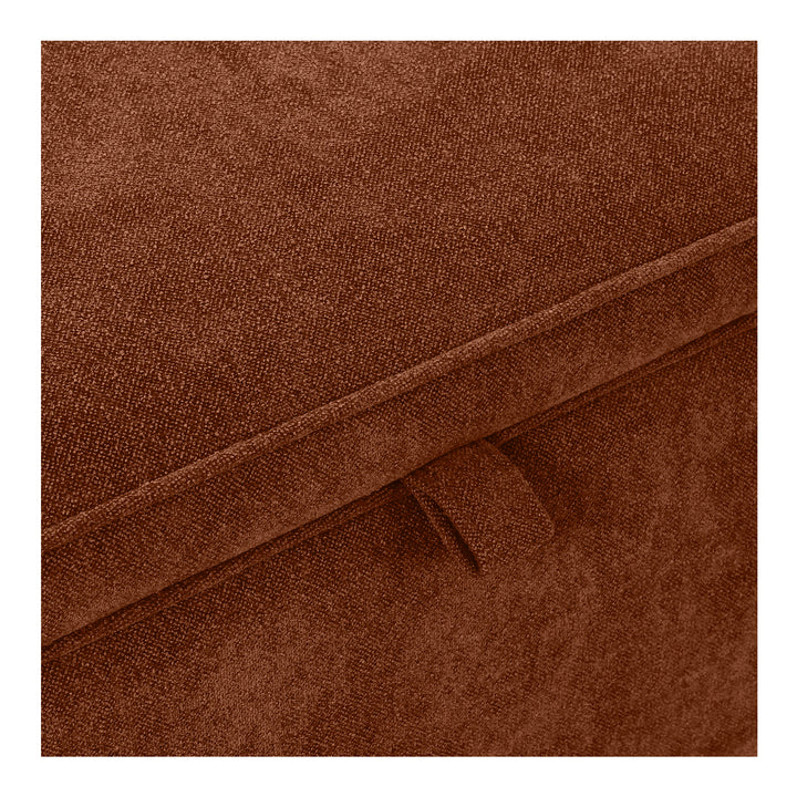 Moe's Home Collection - Ichigo Storage Bench Deep Orange - OA-1004-12 | American Home Furniture