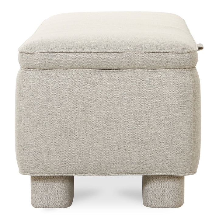 Moe's Home Collection - Ichigo Storage Bench Light Grey - OA-1004-29 | American Home Furniture