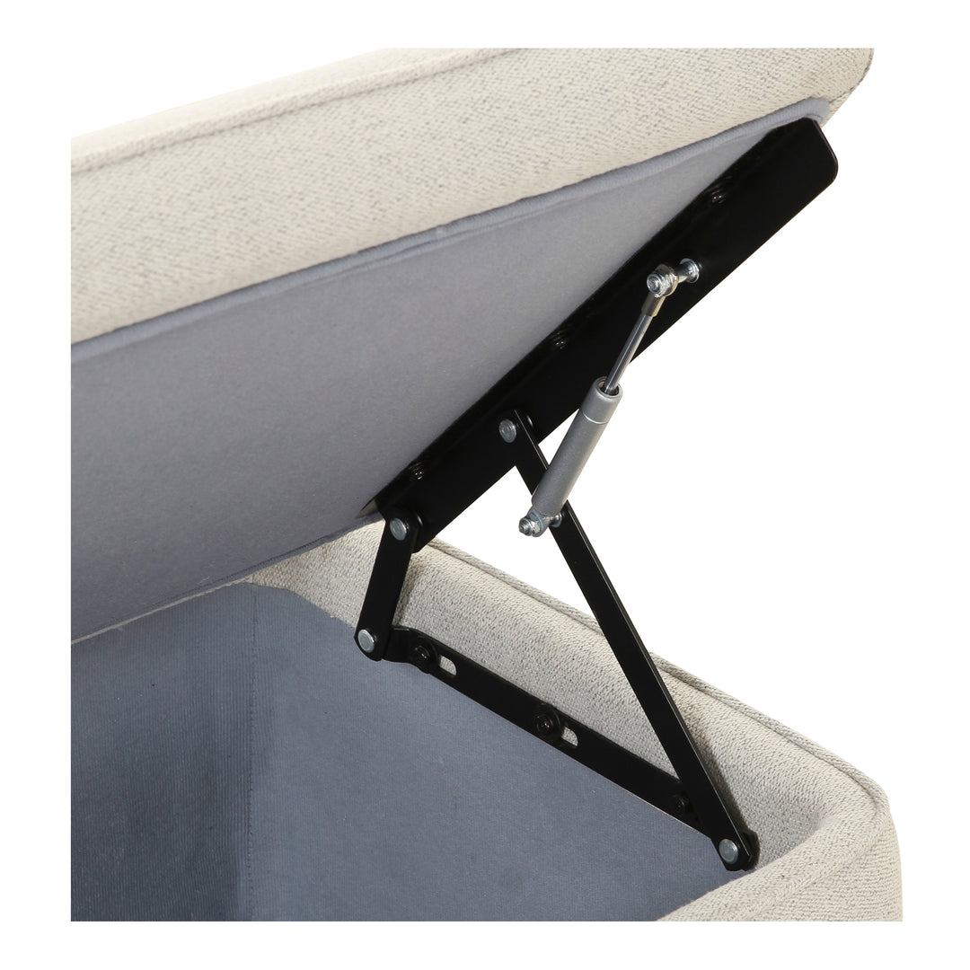Moe's Home Collection - Ichigo Storage Bench Light Grey - OA-1004-29 | American Home Furniture