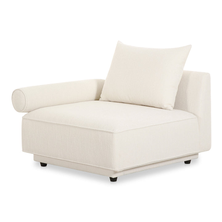 Moe's Home Collection - Rosello Left Arm Facing Chair White - OA-1008-18 | American Home Furniture