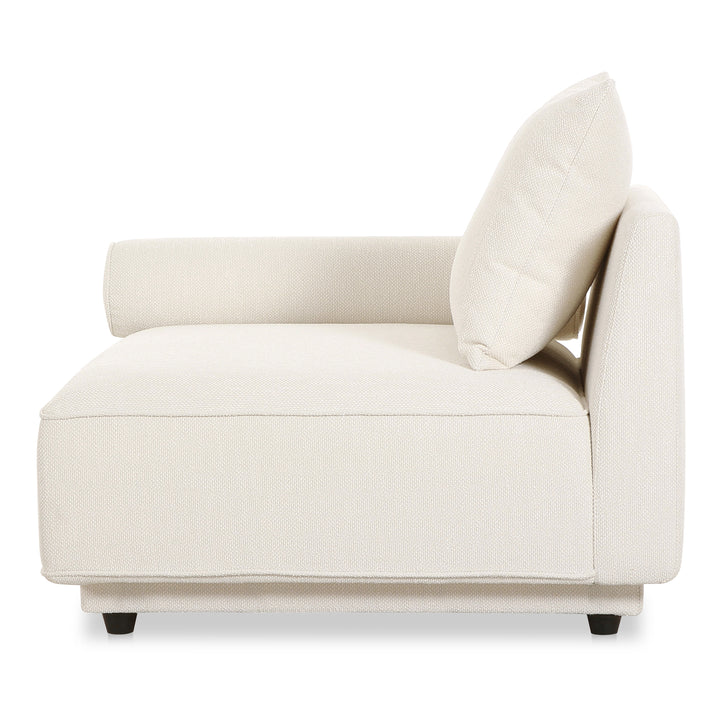 Moe's Home Collection - Rosello Left Arm Facing Chair White - OA-1008-18 | American Home Furniture