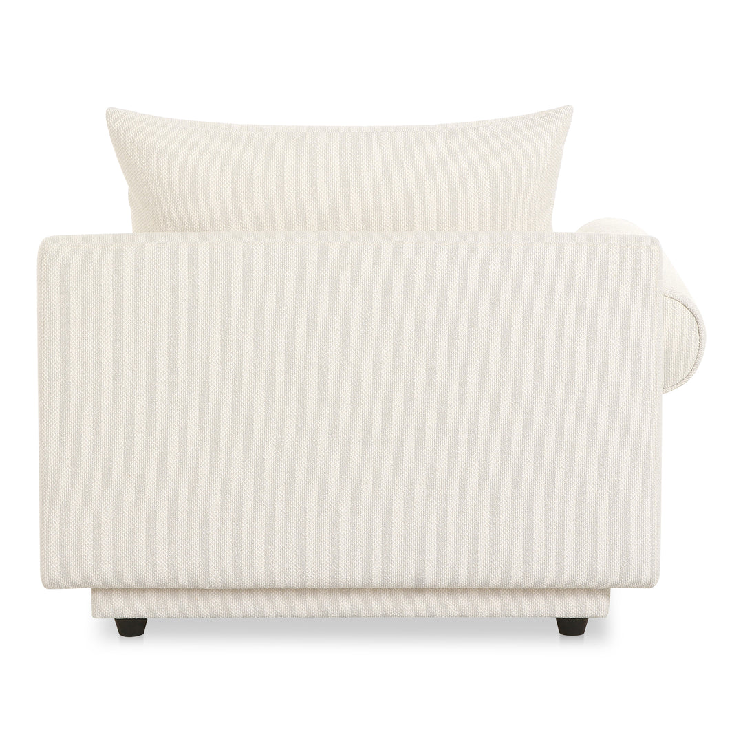 Moe's Home Collection - Rosello Left Arm Facing Chair White - OA-1008-18 | American Home Furniture