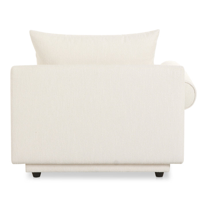 Moe's Home Collection - Rosello Left Arm Facing Chair White - OA-1008-18 | American Home Furniture