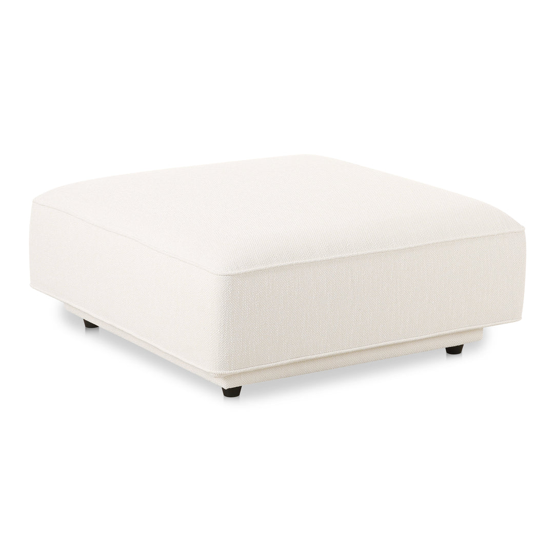Moe's Home Collection - Rosello Ottoman White - OA-1012-18 | American Home Furniture