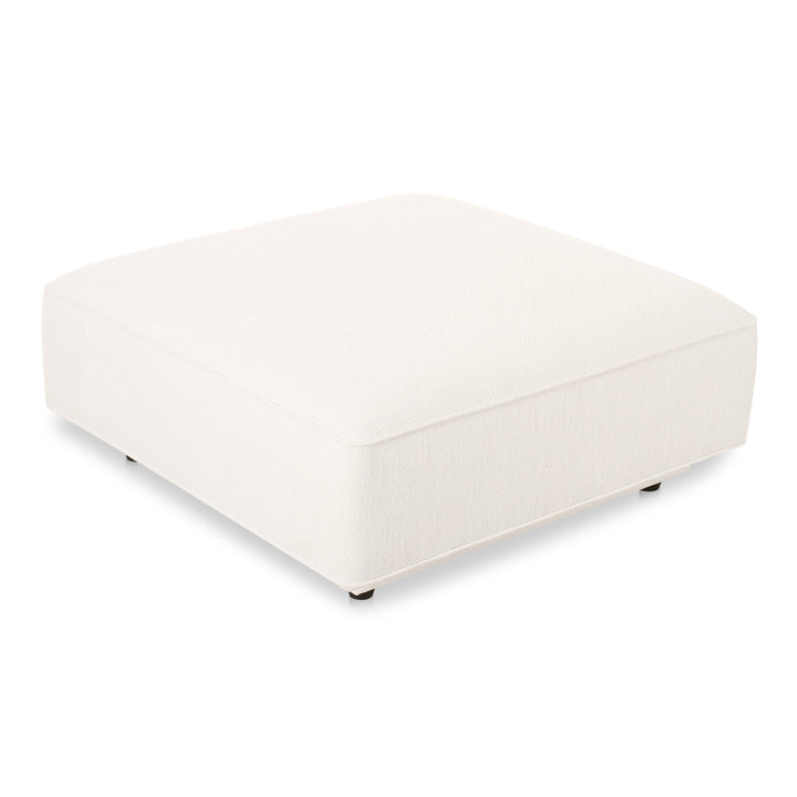 Moe's Home Collection - Rosello Ottoman White - OA-1012-18 | American Home Furniture