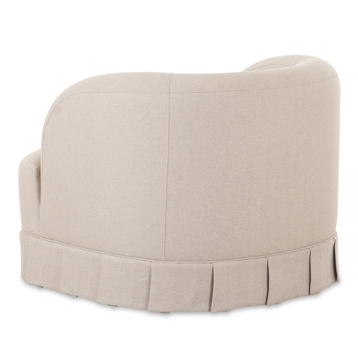 Maren Swivel Chair Beige