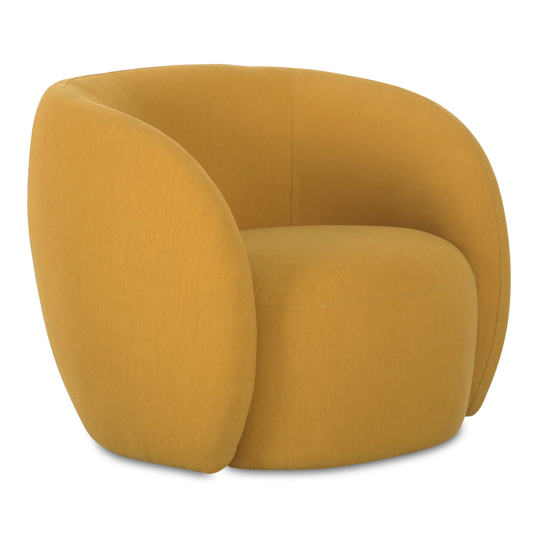 Rae Outdoor Accent Chair Deep Yellow - AmericanHomeFurniture