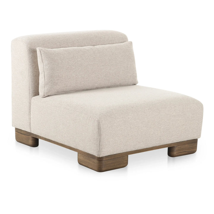 Moe's Home Collection - June Slipper Chair Oatmeal - OA-1031-34 | American Home Furniture