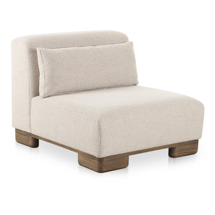 Moe's Home Collection - June Slipper Chair Oatmeal - OA-1031-34 | American Home Furniture
