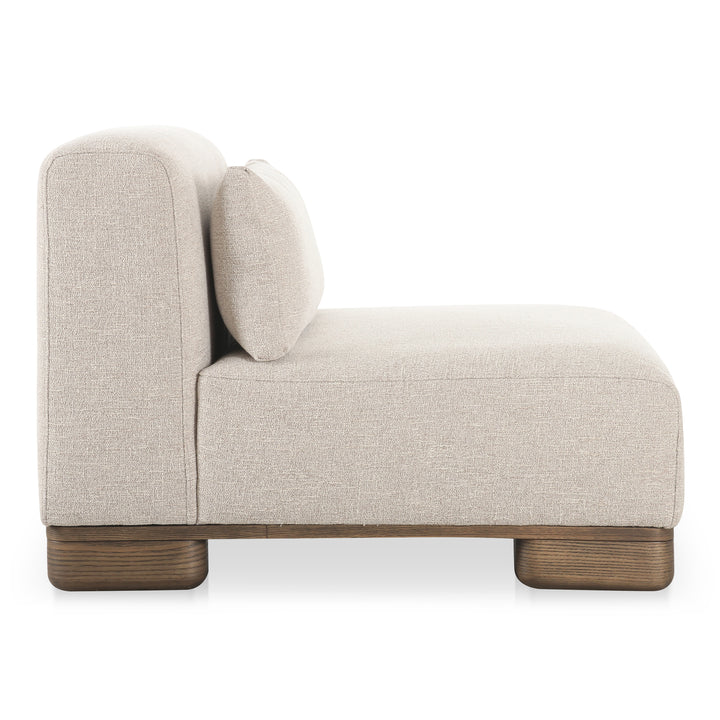 Moe's Home Collection - June Slipper Chair Oatmeal - OA-1031-34 | American Home Furniture