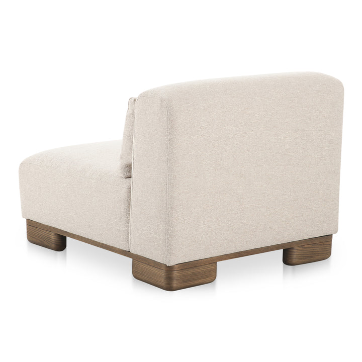 Moe's Home Collection - June Slipper Chair Oatmeal - OA-1031-34 | American Home Furniture