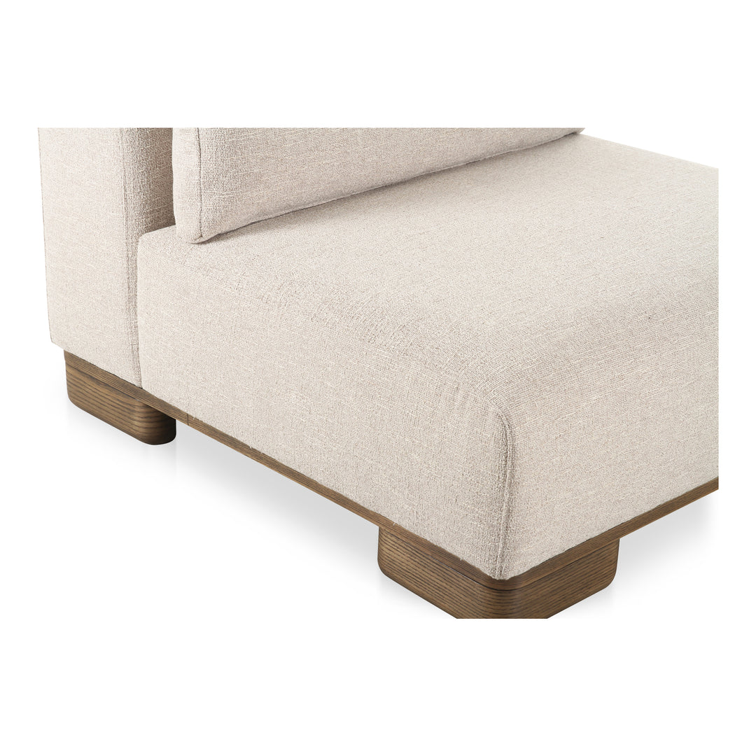 Moe's Home Collection - June Slipper Chair Oatmeal - OA-1031-34 | American Home Furniture