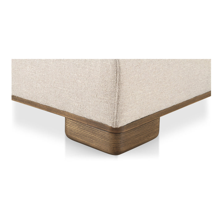 Moe's Home Collection - June Ottoman Oatmeal - OA-1033-34 | American Home Furniture