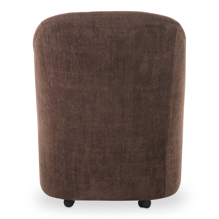 Moe's Home Collection - Drava Rolling Dining Chair Dark Brown - Set of 2 - OA-1034-20 | American Home Furniture