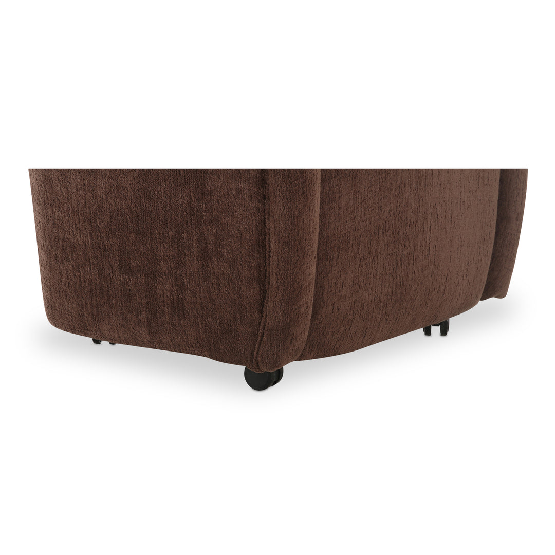 Moe's Home Collection - Drava Rolling Dining Chair Dark Brown - Set of 2 - OA-1034-20 | American Home Furniture