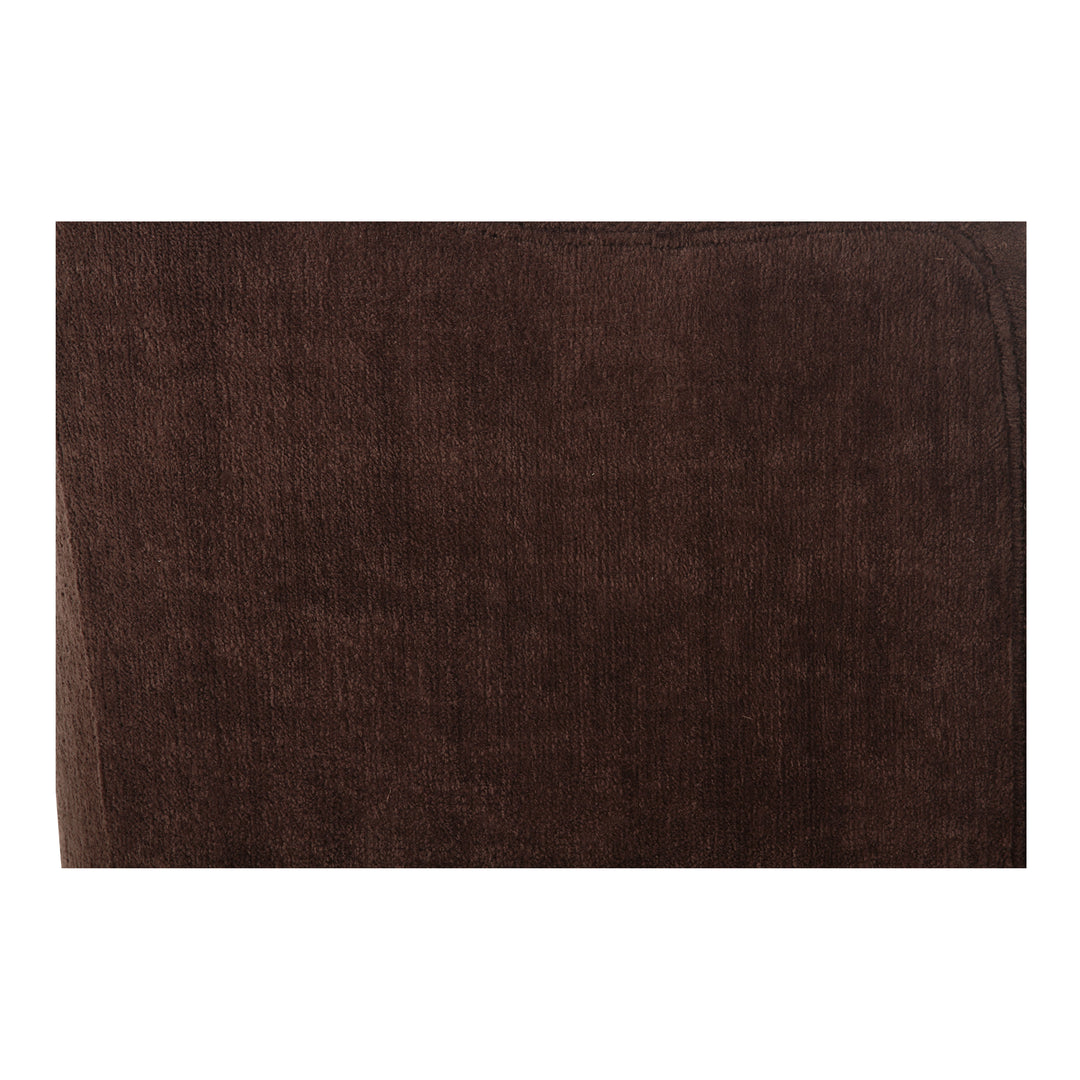 Moe's Home Collection - Drava Rolling Dining Chair Dark Brown - Set of 2 - OA-1034-20 | American Home Furniture