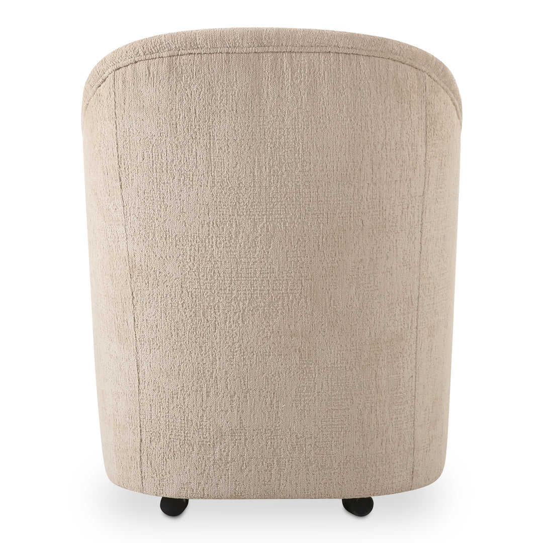 Moe's Home Collection - Drava Rolling Dining Chair Beige - Set of 2 - OA-1034-34 | American Home Furniture