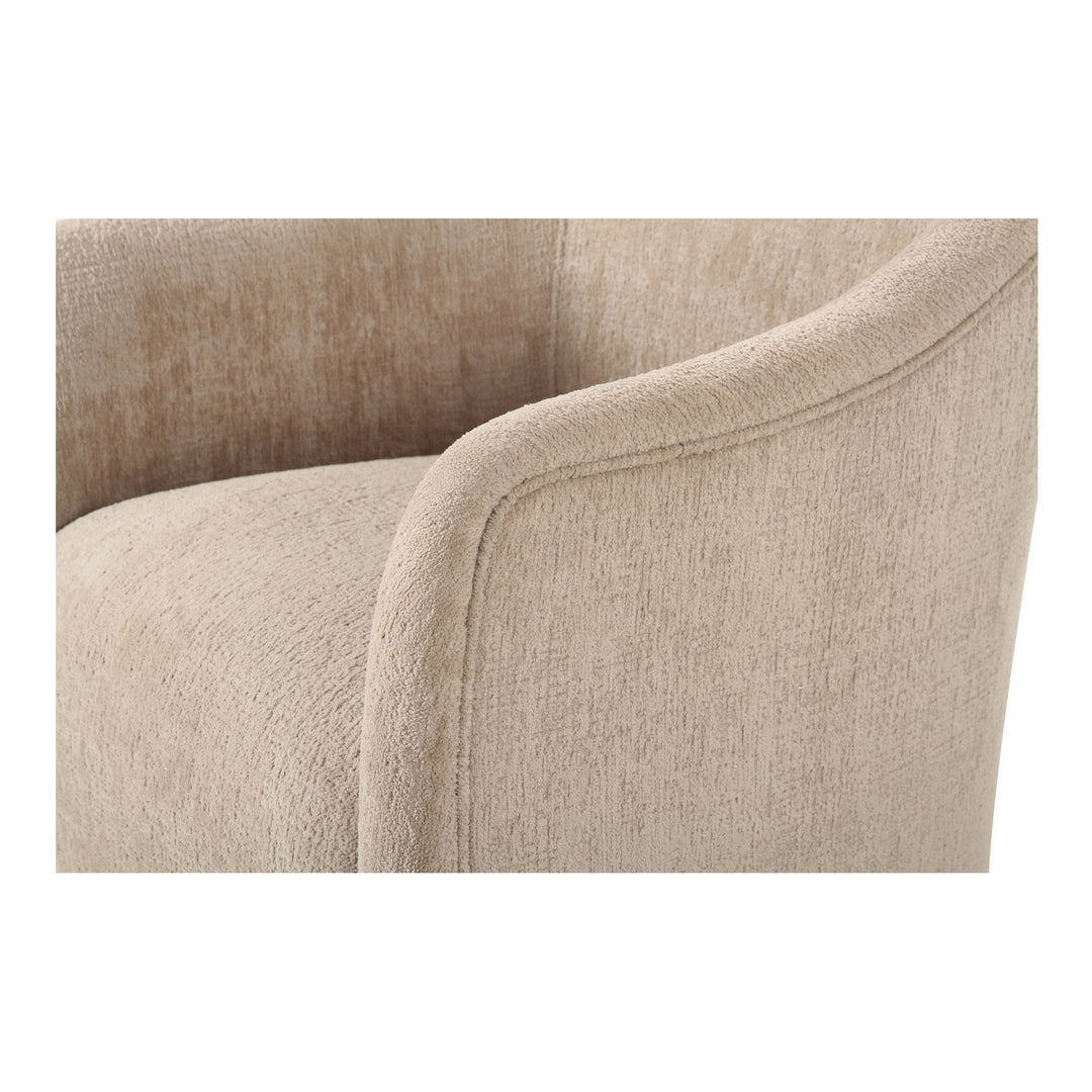 Moe's Home Collection - Drava Rolling Dining Chair Beige - Set of 2 - OA-1034-34 | American Home Furniture