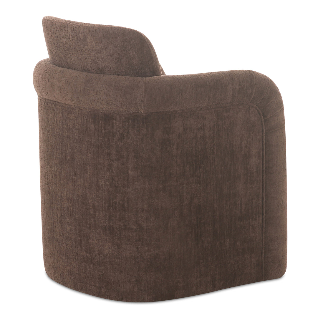 Moe's Home Collection - Mesto Rolling Dining Chair Dark Brown - Set of 2 - OA-1035-20 | American Home Furniture