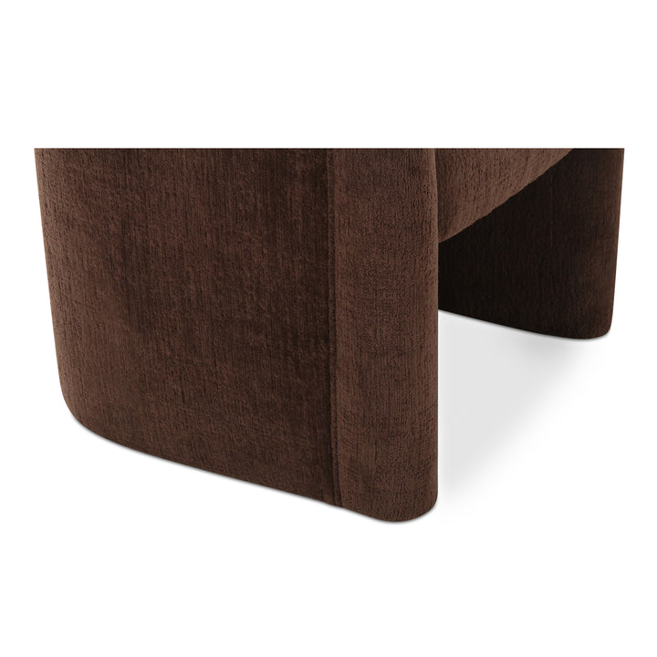 Moe's Home Collection - Mesto Rolling Dining Chair Dark Brown - Set of 2 - OA-1035-20 | American Home Furniture