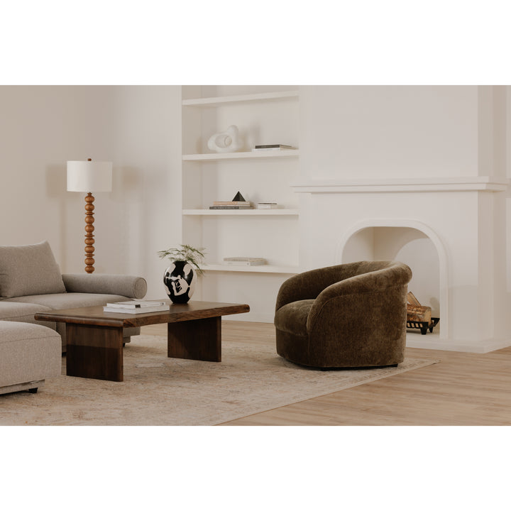 Moe's Home Collection - Thora Lounge Chair Dark Green - OA-1039-27 | American Home Furniture