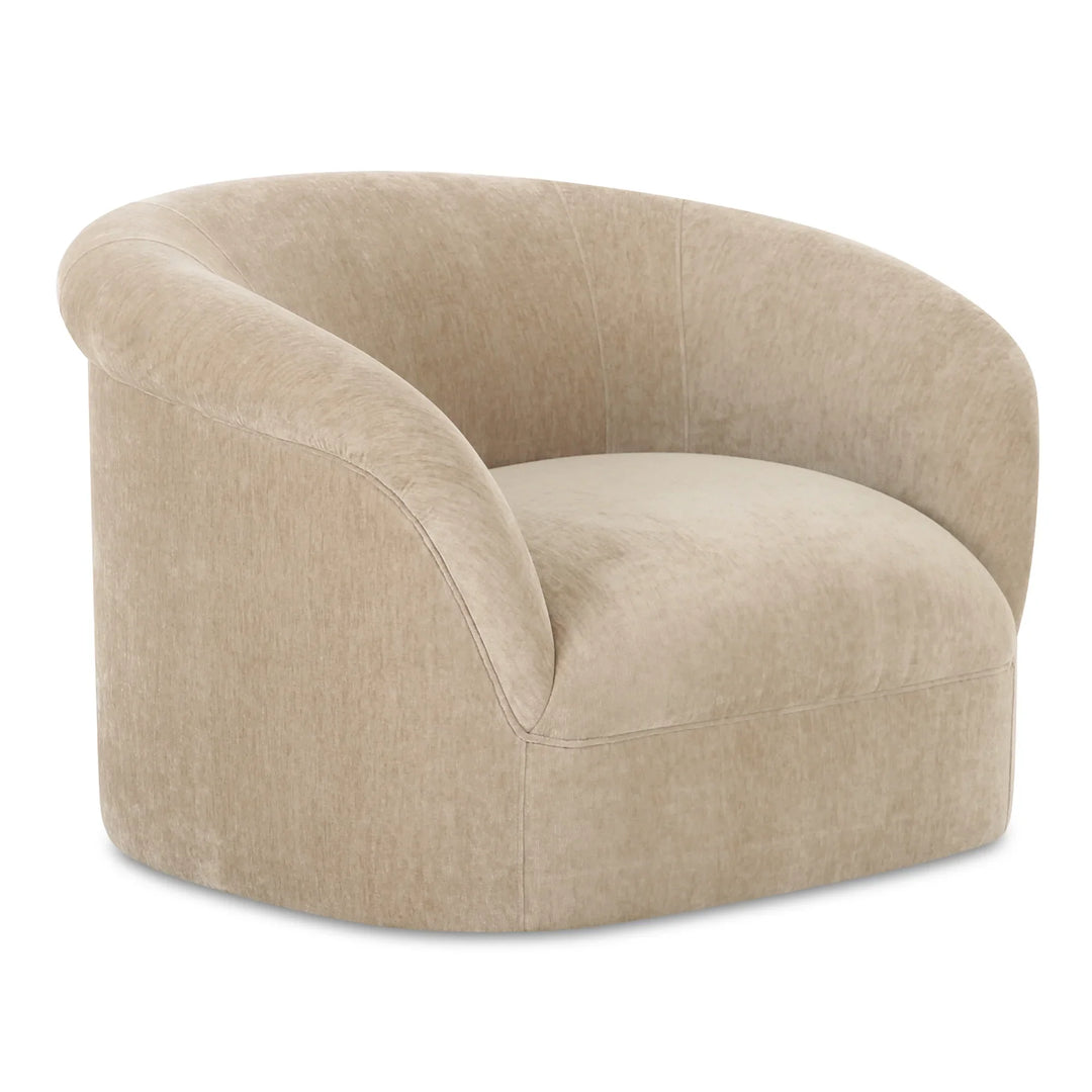 Thora Lounge Chair Beige - AmericanHomeFurniture