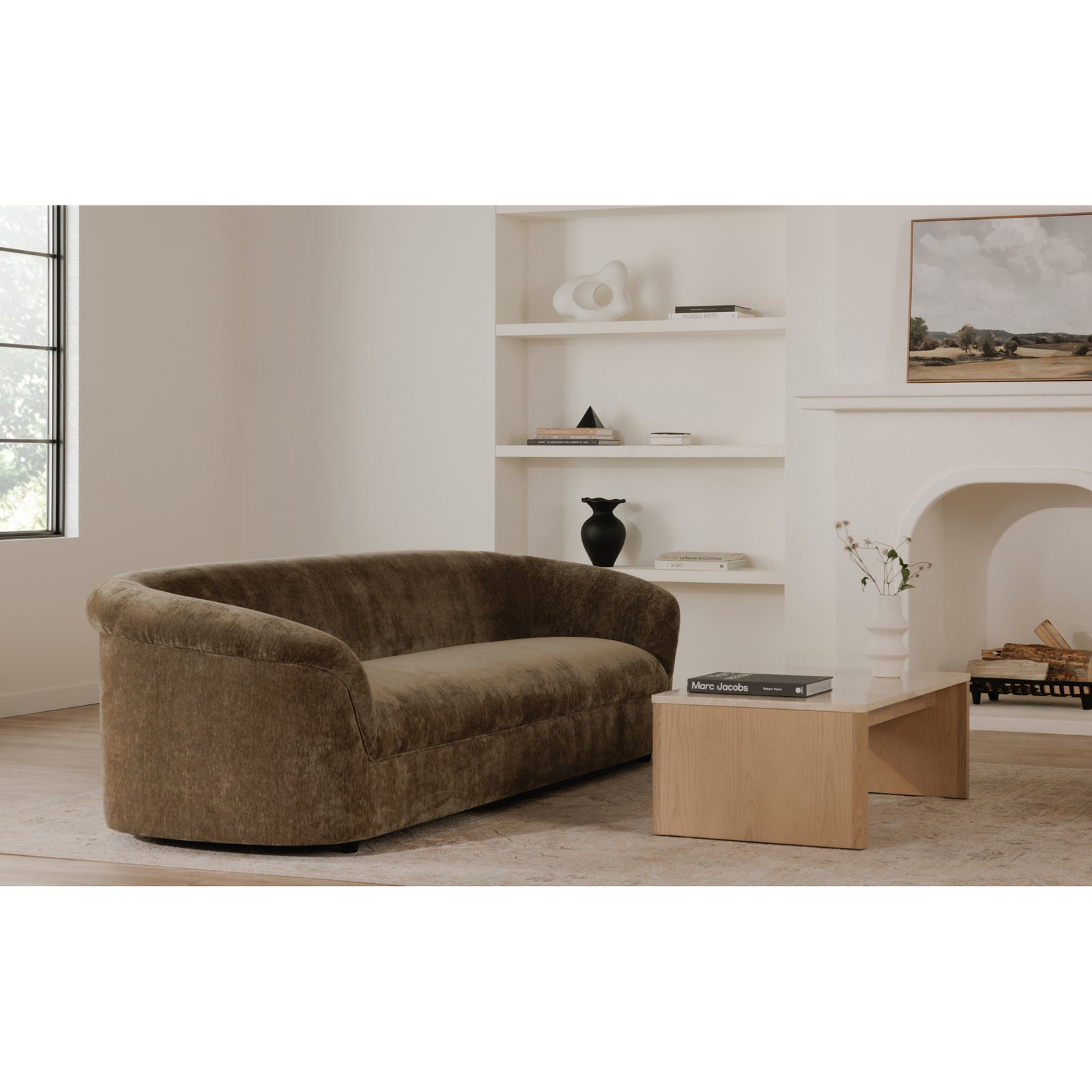 Moe's Home Collection - Thora Sofa Dark Green - OA-1040-27 | American Home Furniture