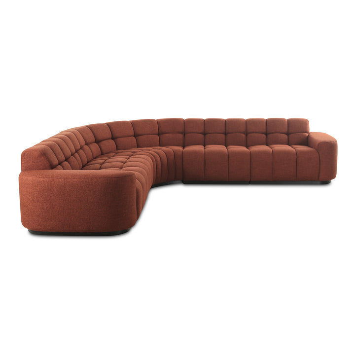 Moe's Home Collection - Roman L-Shaped Sectional Rust - OA-1042-12-0 | American Home Furniture