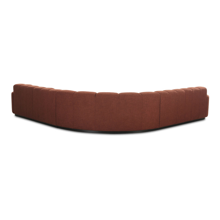Moe's Home Collection - Roman L-Shaped Sectional Rust - OA-1042-12-0 | American Home Furniture