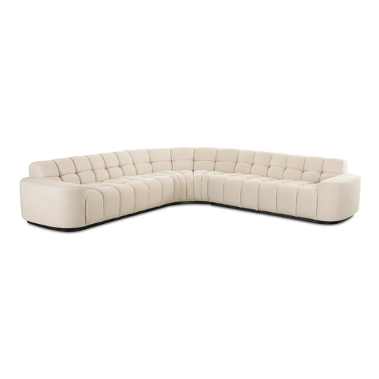 Moe's Home Collection - Roman L-Shaped Sectional Oat - OA-1042-34-0 | American Home Furniture