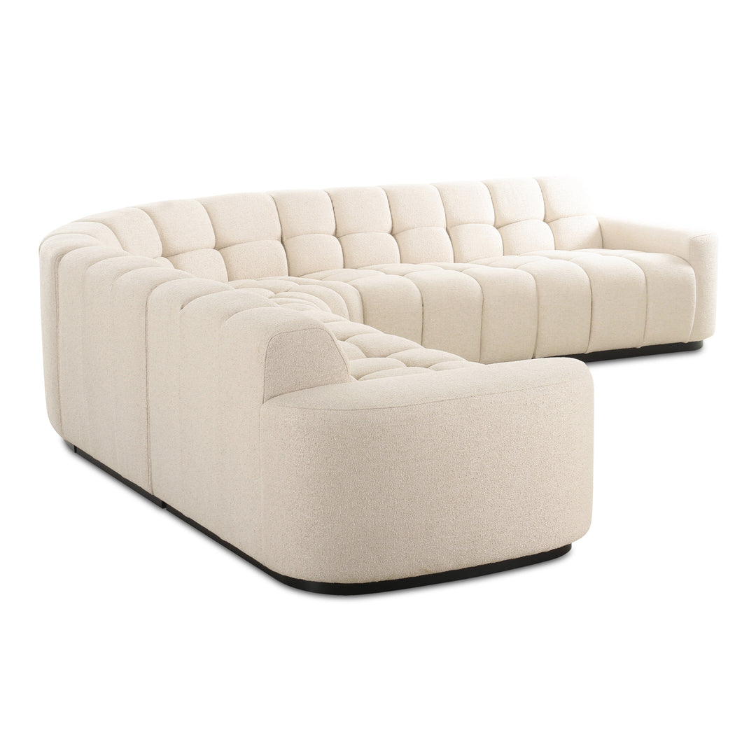 Moe's Home Collection - Roman L-Shaped Sectional Oat - OA-1042-34-0 | American Home Furniture