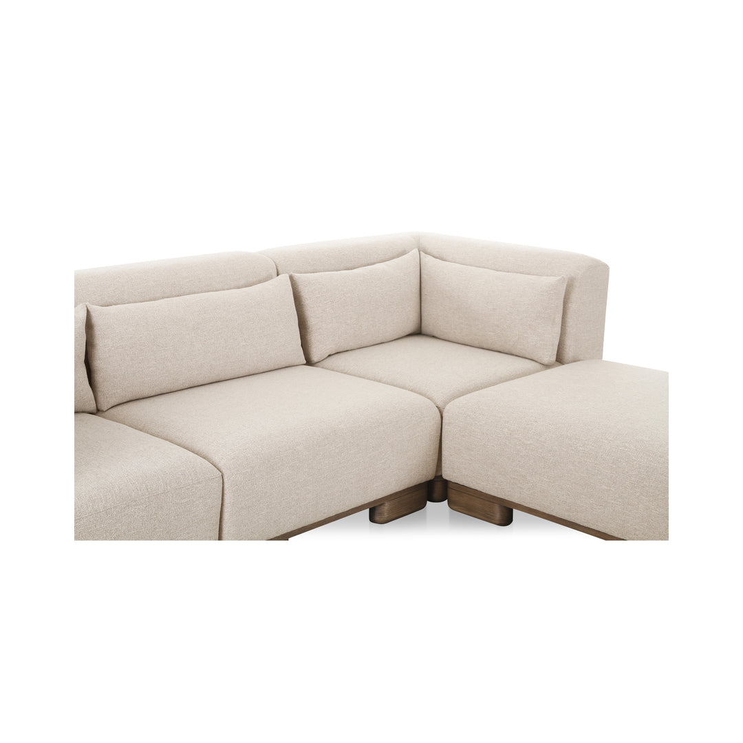 Moe's Home Collection - June Lounge Modular Sectional Oatmeal - OA-1046-34 | American Home Furniture