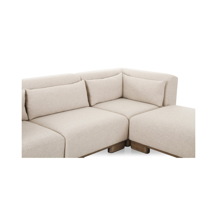 Moe's Home Collection - June Lounge Modular Sectional Oatmeal - OA-1046-34 | American Home Furniture