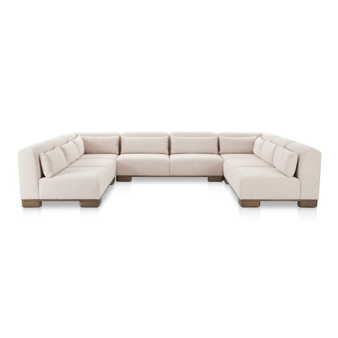 American Home Furniture Moe's Home Collection June U Shaped Modular Sectional