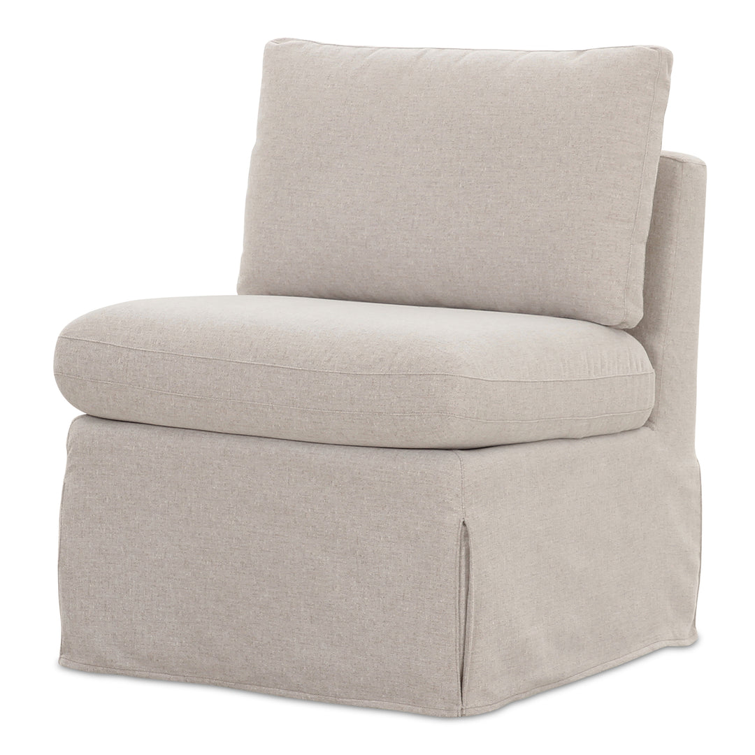 American Home Furniture Moe's Home Collection Fable Slipcover Dining Slipper Chair