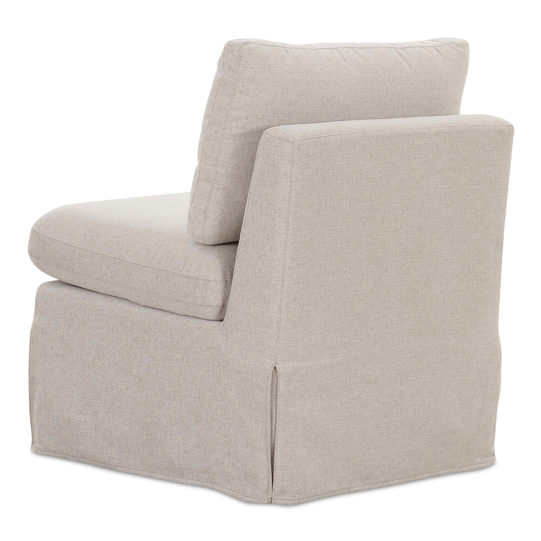 American Home Furniture Moe's Home Collection Fable Slipcover Dining Slipper Chair