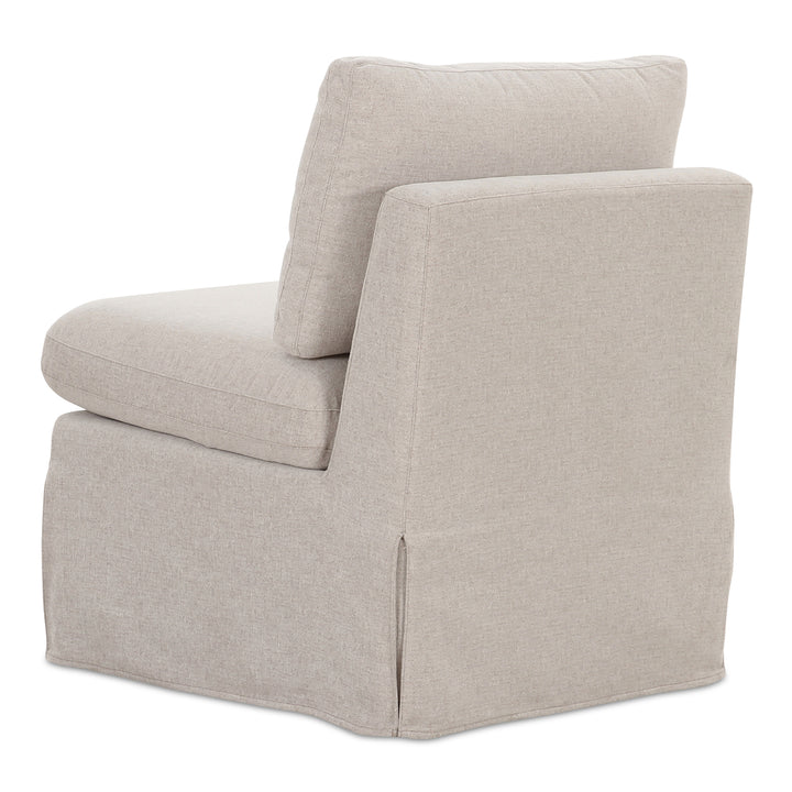 American Home Furniture Moe's Home Collection Fable Slipcover Dining Slipper Chair