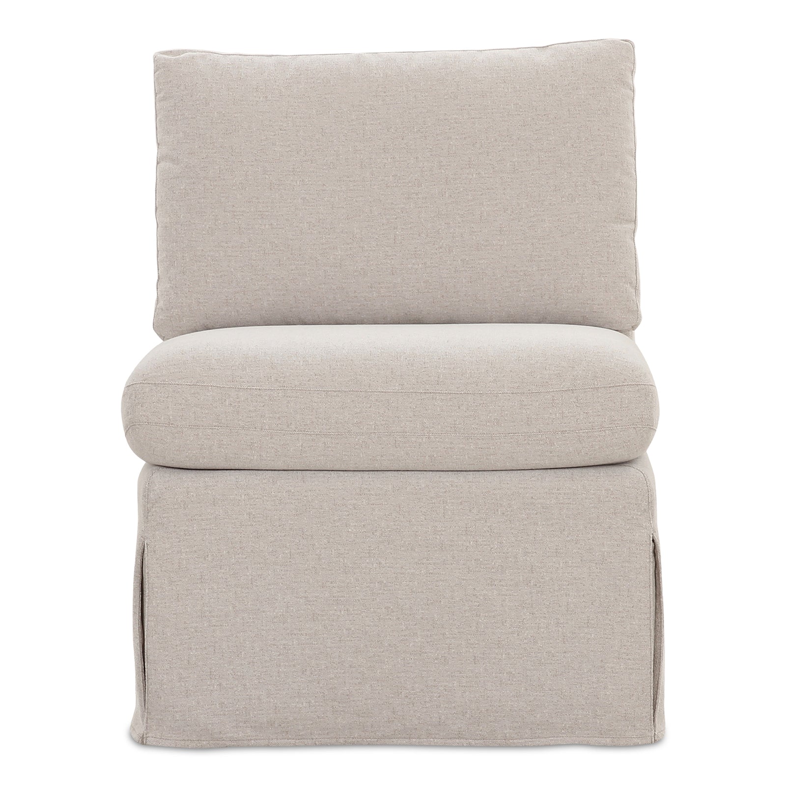 American Home Furniture Moe's Home Collection Fable Slipcover Dining Slipper Chair