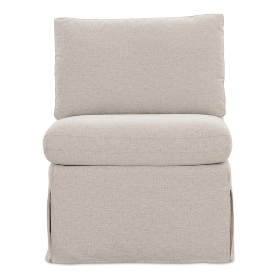 American Home Furniture Moe's Home Collection Fable Slipcover Dining Slipper Chair