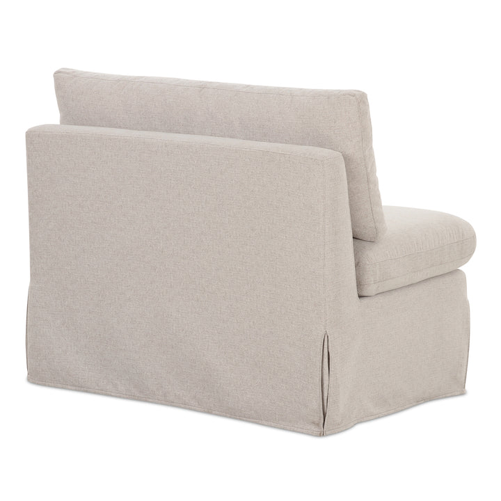 American Home Furniture Moe's Home Collection Fable Slipcover Dining Chair and Half
