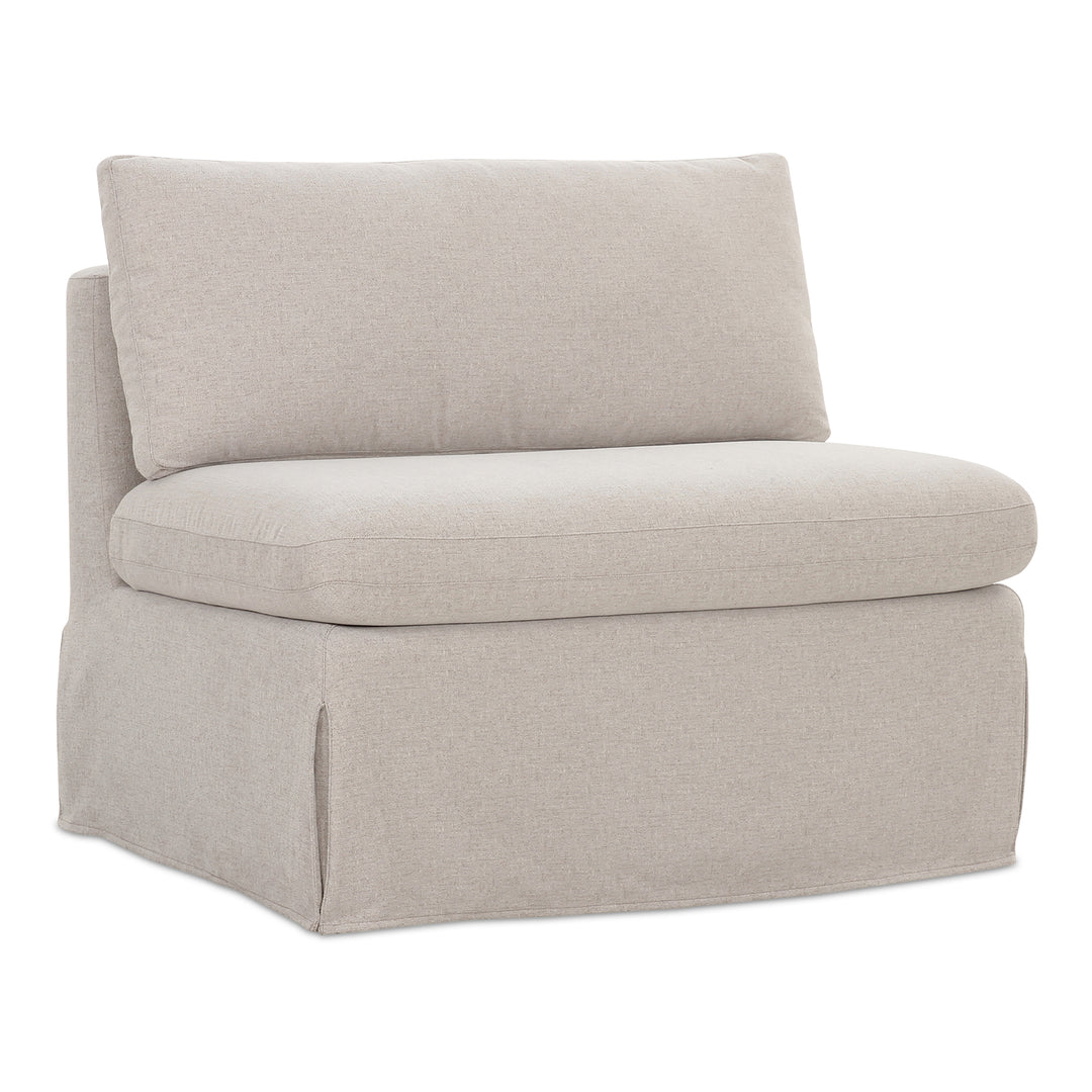American Home Furniture Moe's Home Collection Fable Slipcover Dining Chair and Half