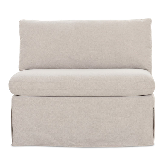 American Home Furniture Moe's Home Collection Fable Slipcover Dining Chair and Half