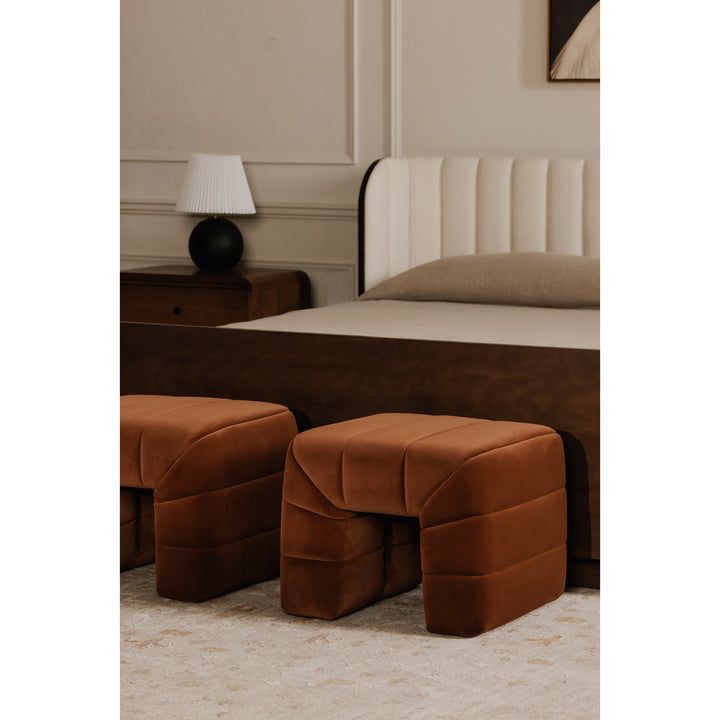 Moe's Home Collection - Verity Stool Warm Brown - OA-1056-03 | American Home Furniture