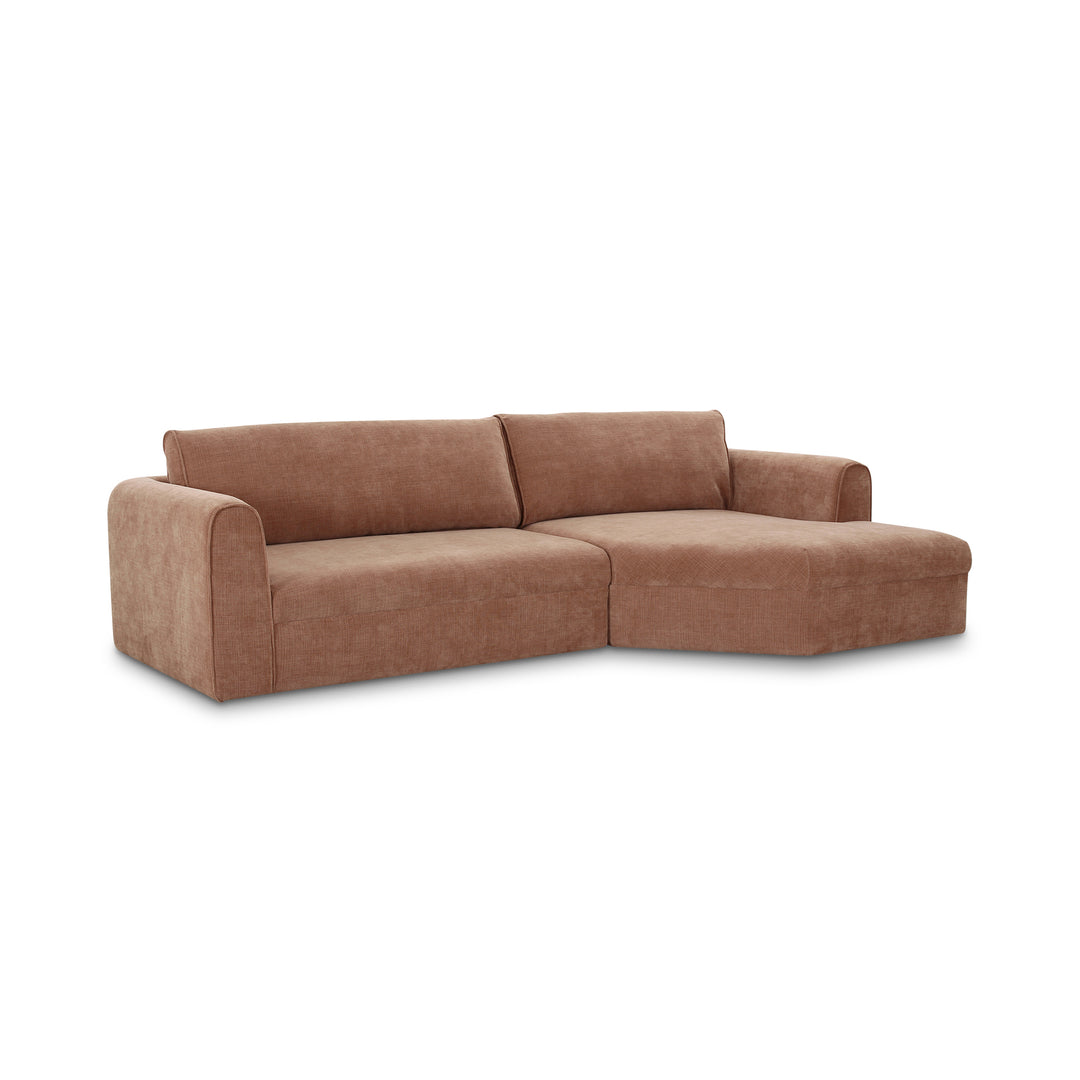Moe's Home Collection - Madrid Right Sectional Heritage Pink - OA-1058-33-R-0 | American Home Furniture