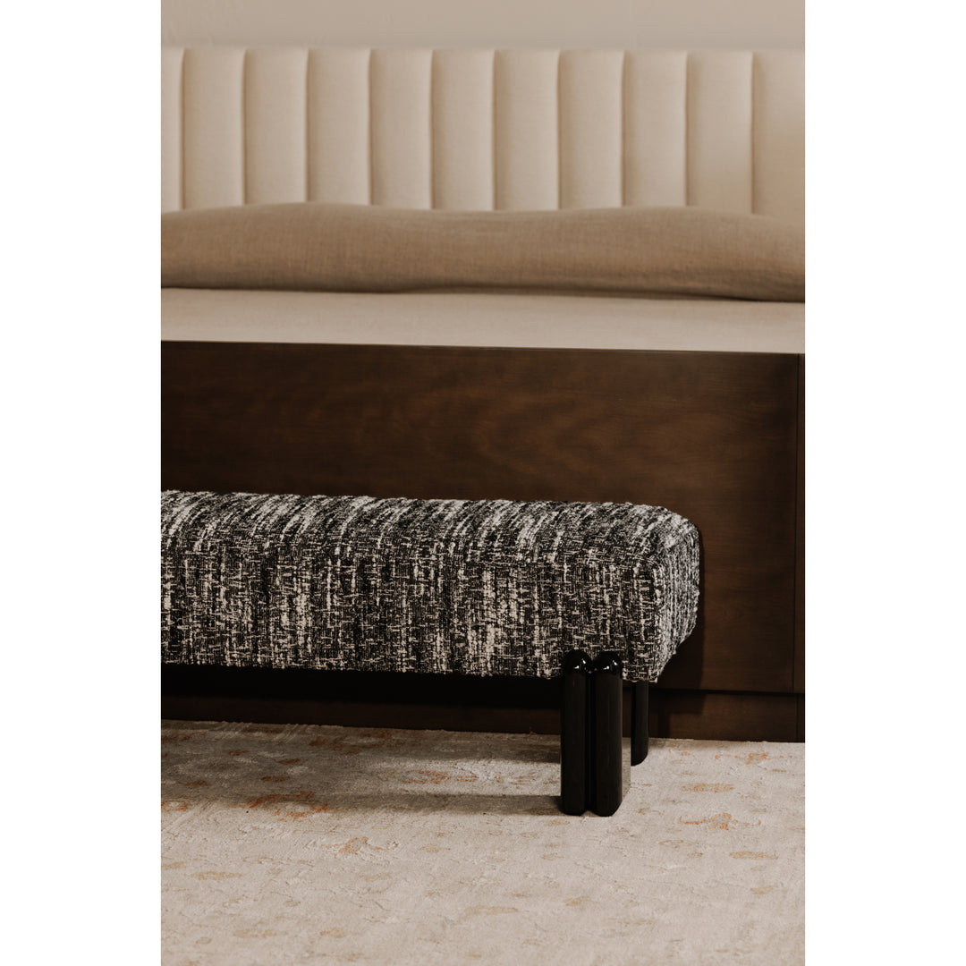 Moe's Home Collection - Priya Bench Black - OA-1060-02 | American Home Furniture