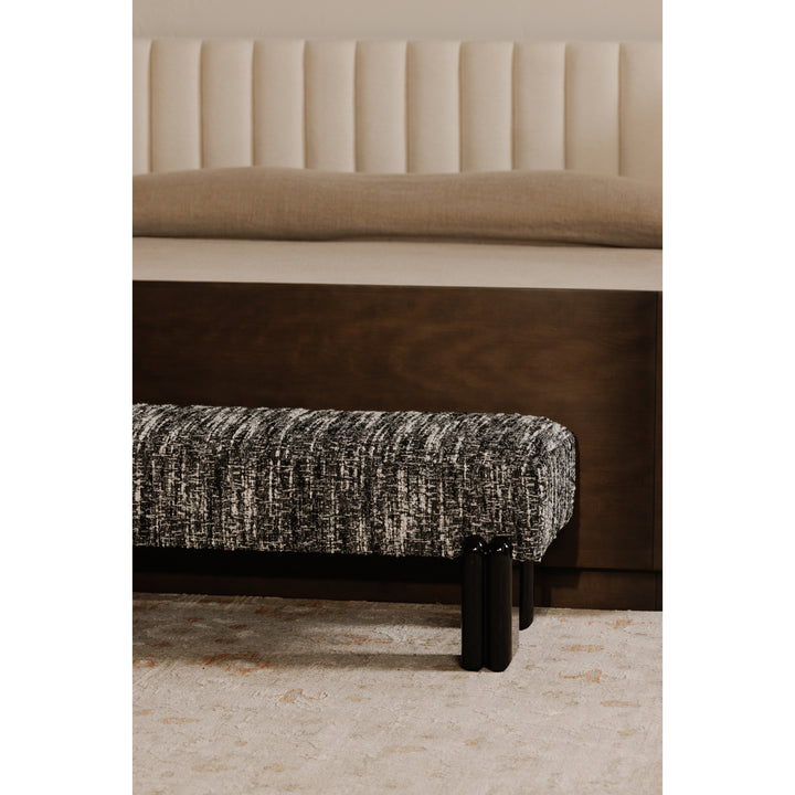 Moe's Home Collection - Priya Bench Black - OA-1060-02 | American Home Furniture