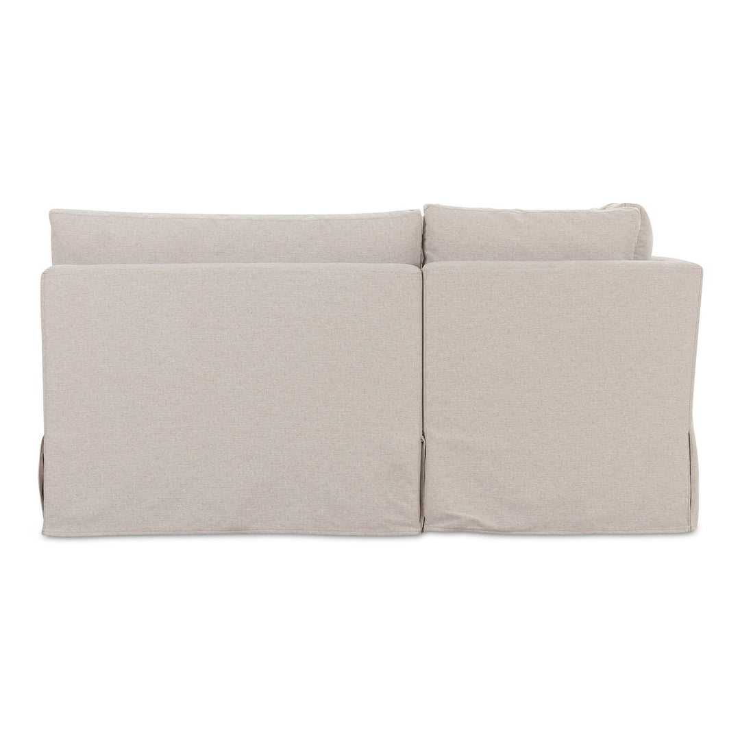 Moe's Home Collection - Fable Slipcover Dining Banquette U-Shape Beige 168In - OA-1066-34 | American Home Furniture