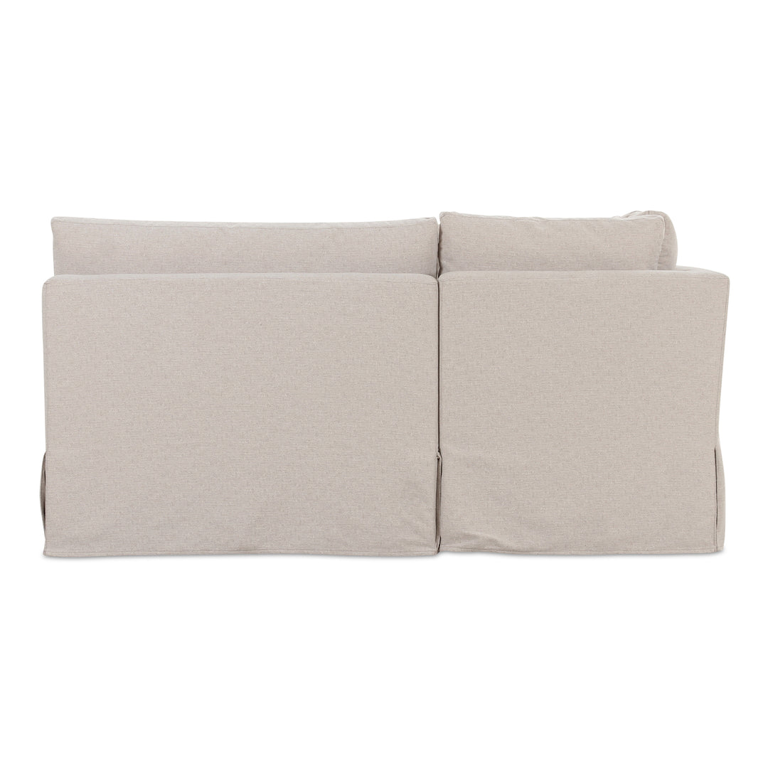 Moe's Home Collection - Fable Slipcover Dining Banquette U-Shape Beige 121In - OA-1071-34 | American Home Furniture