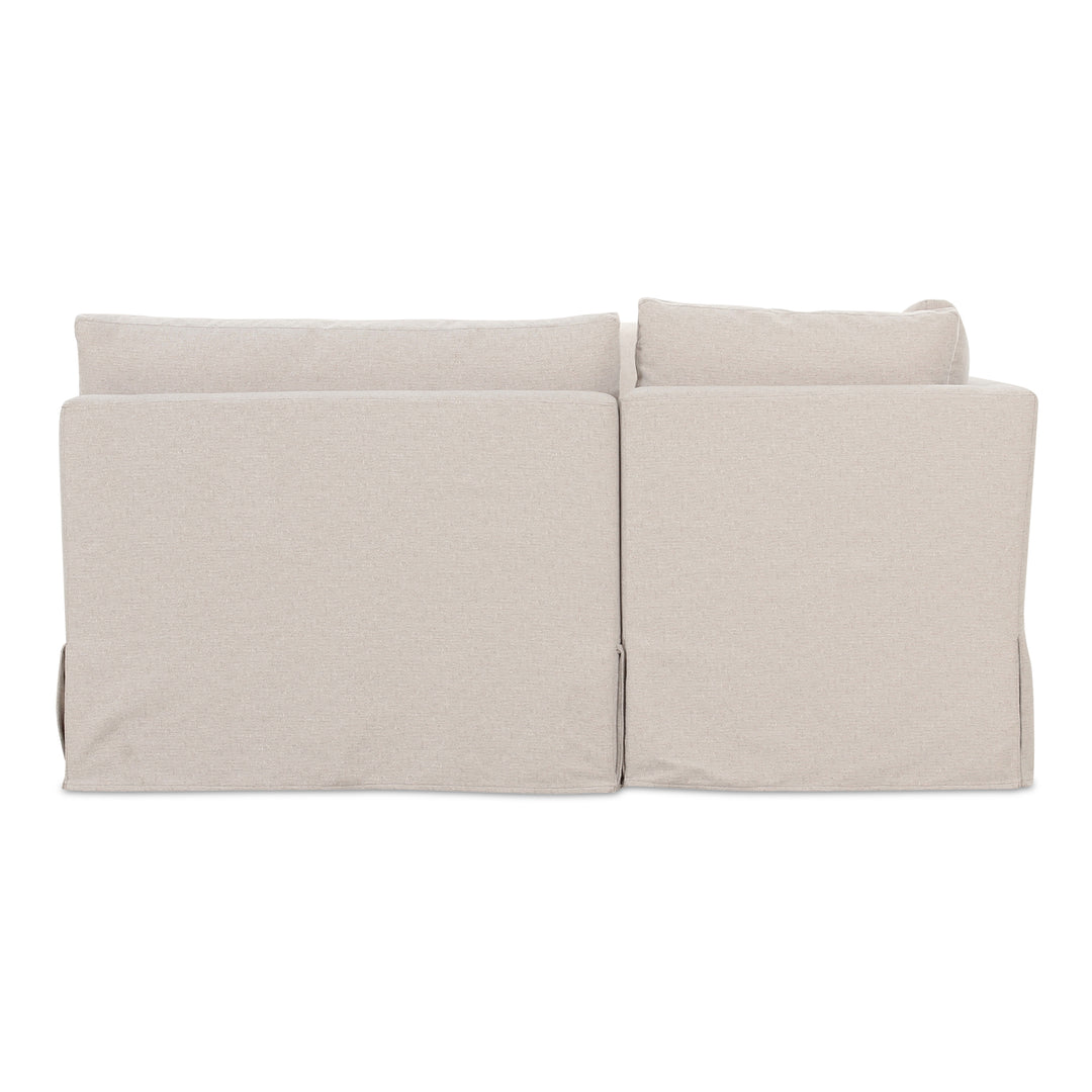 Moe's Home Collection - Fable Slipcover Dining Banquette U-Shape Beige 129In - OA-1072-34 | American Home Furniture