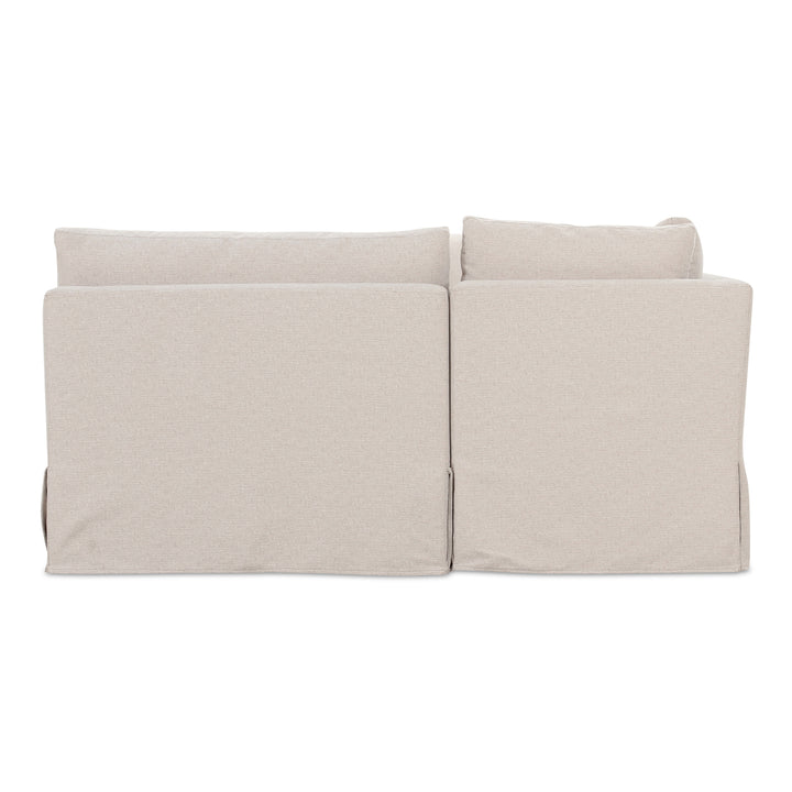 Moe's Home Collection - Fable Slipcover Dining Banquette U-Shape Beige 129In - OA-1072-34 | American Home Furniture